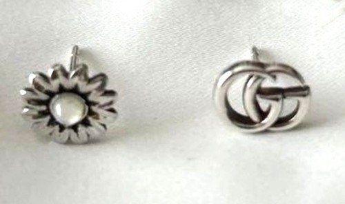 Orecchini gucci doppio - orecchini, g