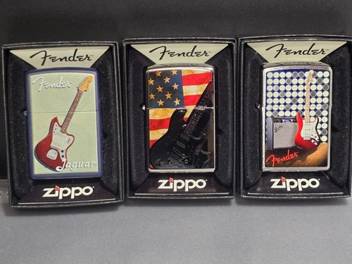 Zippo 3er fender guitars - zippo,