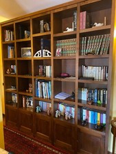 Libreria arte povera in legno massello in ottime condizioni 