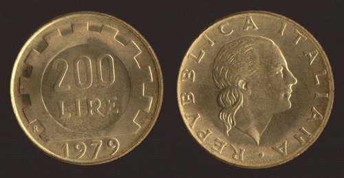 200 lire 1979 lavoro italia - 1979,