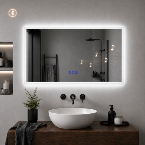 Specchio bagno led - , bluetooth