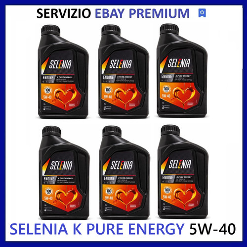 Litri olio motore - 6, selenia