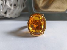 Anello con pietra Arancione