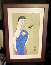 Vintage Modern Abstract Woman