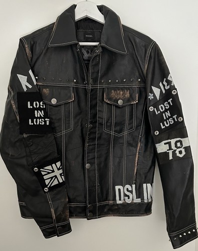 Giacca pelle diesel - pelle,