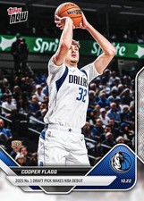 BASKET 2025-2026 NBA TOPPS NOW #006 COOPER FLAGG DALLAS MAVERICKS PREORDER