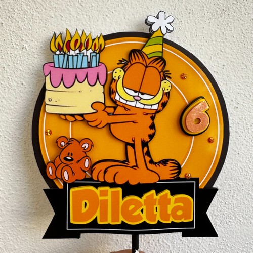 Cake topper garfield - topper,