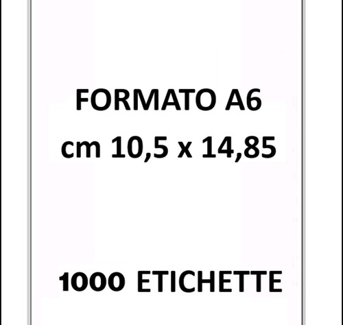 1000 etichette adesive formato - 1000,