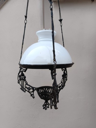 Lampadario liberty antico - lampadario,