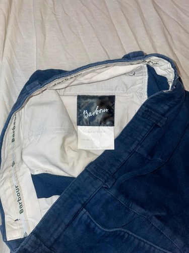 Pantalone vintage barbour navy - barbour,