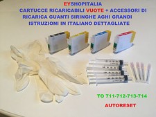 Cartucce ricaricabili COMPATIBILI  PER  EPSON SX105, SX110, SX115, SX200, SX205