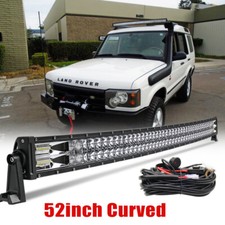 Fits Land Rover Discovery 1 & 2 52'' Curved Led Light Bar Faro da lavoro