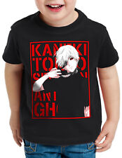 T-shirt bambino Tokyo Fate ghoul ken kaneki anime manga cosplay dvd blu-ray ghul