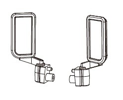 Specchio retrovisore p8hb10 - p8hb10,