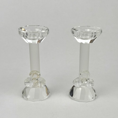 Coppia candelabri cristallo - coppia,