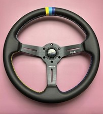 Volante in pelle stile JDM