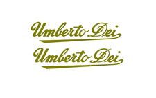 adesivi bici -  2 adesivi Umberto Dei   - stickers signature  Umberto Dei