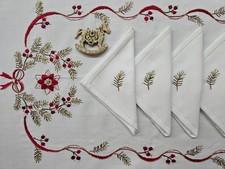 Tovaglia Natalizia ricamata a