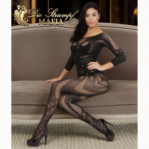 Bodystocking catsuit straps - catsuit,