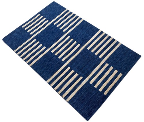 Tappeto blu beige 100 - blu, 100%
