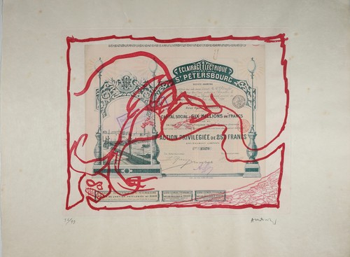 Pierre alechinsky krach 1973 - krach,,