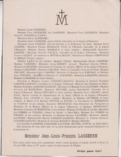 *1906 Faire-part décès