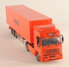ITALERI Iveco Eurostar camion rosso con semirimorchio container IVECO H0 1:87