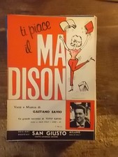 SPARTITO SAVIO "TI PIACE IL MADISON" + "BAMBINA MADISON"