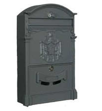 CASSETTA POSTALE REGIA POSTA ALL 26X9X41 CM GRIGIO GHISA