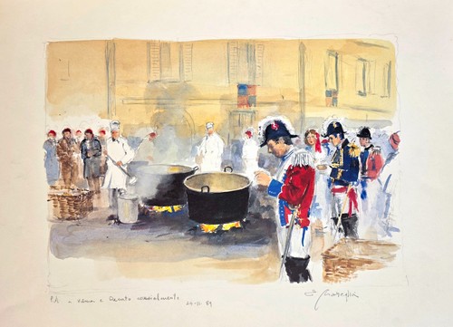 Litografia originale 50x70 - , "