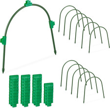 Archi per Tunnel Orto, Set Da 12 Con 40 Clip, per Serre E Letti Rialzati, Acciai