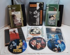 ALFRED HITCHCOCK lotto 3 FILM VHS + DVD Uccelli Psycho Rebecca