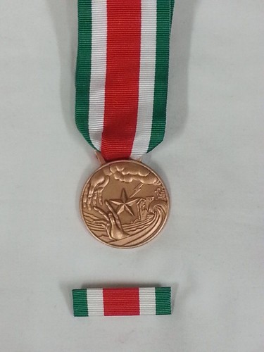 Medaglia con nastrino petto - con,