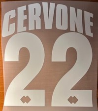 SET KIT BRESCIA NOME E NUMERO 22 CERVONE MAGLIA ERREA OFFICIAL SIZE SHIRT