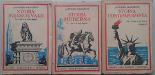 STORIA MEDIOEVALE - STORIA MODERNA - STORIA CONTEMPORANEA - 3 VOLUMI