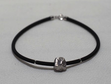 Bracciale Caucciù e Oro