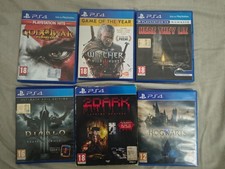 Lotto 6 Giochi PS4 funzionanti con le loro rispettive custodie originali