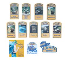 *HH* Lotto 11 toppe patch vintage auto moto Camel Trophy cucisivi toppa Rally 