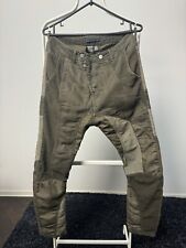 Absolut Joy x Einstein pantalone jeans uomo cotone lino patchwork slim taglia S