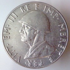 ALBANIA 2 lek 1939 XVIII