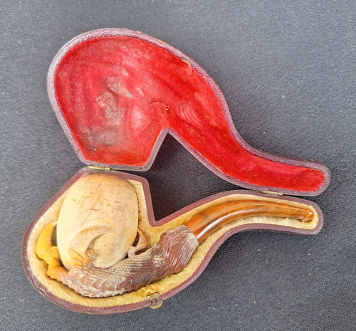 Ancienne pipe ecume - en, mer