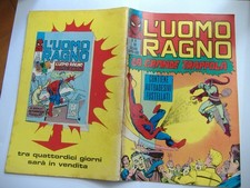 L'UOMO RAGNO n. 19  del  1971  Corno   Mancante di adesivi