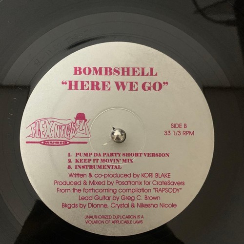 Bombshell rap funk - g-rap, vinyl