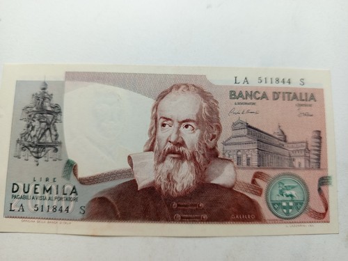 2000 lire galileo - lire, a