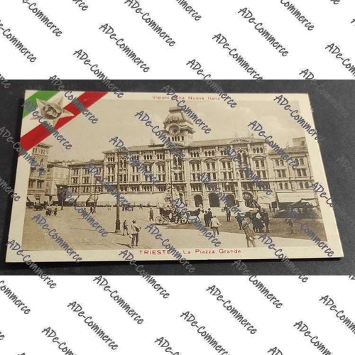 Cartolina trieste la piazza - cartolina,