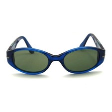 Occhiali da sole persol vintage sunglasses blu firmati anni 90 ratti cat eye