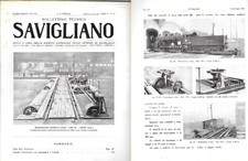 SAVIGLIANO BOLLETTINO 1931 CARRELLO TRASBORDATORE LOCOMOTIVE VEICOLI FERROVIA 