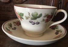 Wedgwood Queen's ware provence te cup, tazza te con piattino
