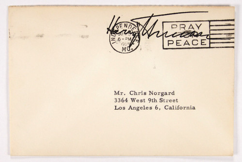 Harry truman - truman, (autografo)