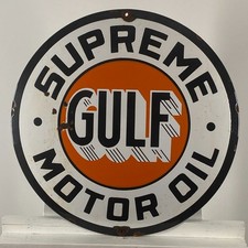 Insegna Smaltata Golfo - Ø 50